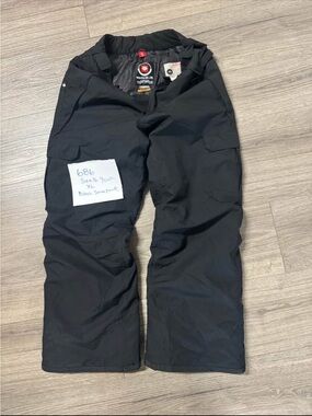 686 Youth Black Snow Pants with Thermal Lining